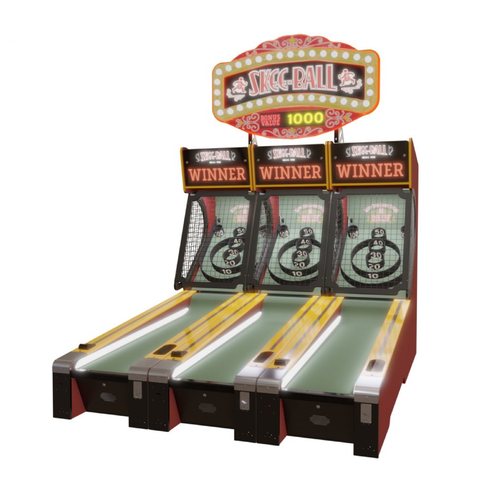 Skee Ball Game Set Of 3 B/O 4.5V Cód. 54461