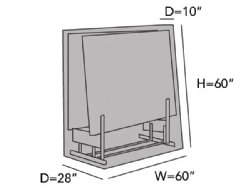 Premium Outdoor Ping Pong / Table Tennis Cover for Upright Storage<BR>FREE SHIPPING