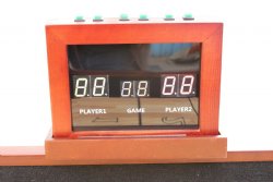 2-Player Electronic Score Board available in Cherry or Mahogany by Berner Billiards<br>FREE SHIPPING