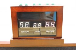 2-Player Electronic Score Board available in Cherry or Mahogany by Berner Billiards<br>FREE SHIPPING