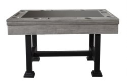 "The Urban" Rectangular SLATE Bumper Pool Table in Silver Mist  by Berner Billiards<BR>FREE SHIPPING