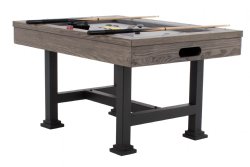 "The Urban" Rectangular SLATE Bumper Pool Table in Silver Mist  by Berner Billiards<BR>FREE SHIPPING