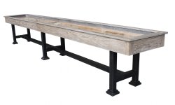 "The Urban" Shuffleboard Table in Silver Mist - available in 9, 12, 14 or 16 foot by Berner Billiards <BR>FREE SHIPPING