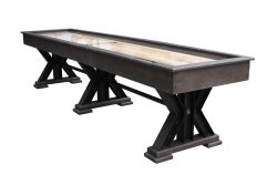 "The Weathered" Shuffleboard Table in Black Oak - available in 12, 14, 16, 18, 20 & 22 foot by Berner Billiards <BR>FREE SHIPPING