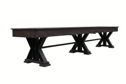 "The Weathered" Shuffleboard Table in Black Oak - available in 12, 14, 16, 18, 20 & 22 foot by Berner Billiards <BR>FREE SHIPPING