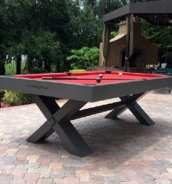 The Wolverine Contemporary Indoor / Outdoor All Weather 8 foot Pool Table by Gameroom Concepts