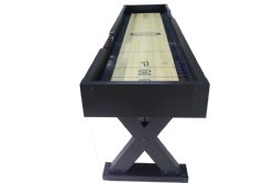 "The X-Treme" Shuffleboard Table in Black - available in 9 or 12 foot by Berner Billiards <BR>FREE SHIPPING